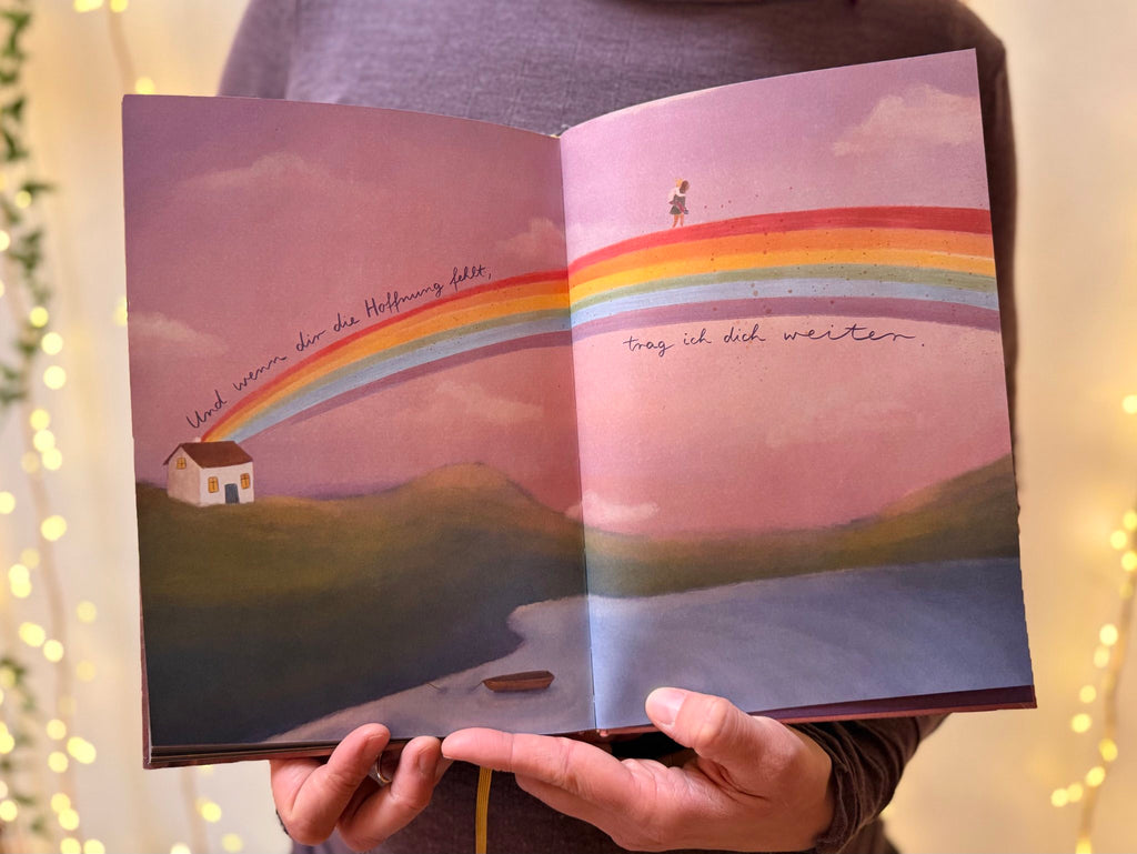 Buch „Hoffnung, die leuchtet" Neuauflage | Ein Buch mit 24 Geschichten und Illustrationen über Licht, Schatten und das Dazwischen.