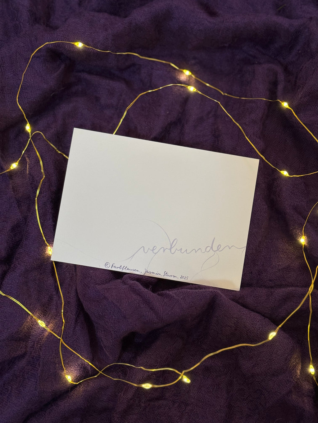 Postkarte „verbunden" | mein Jahresmotiv 2026.