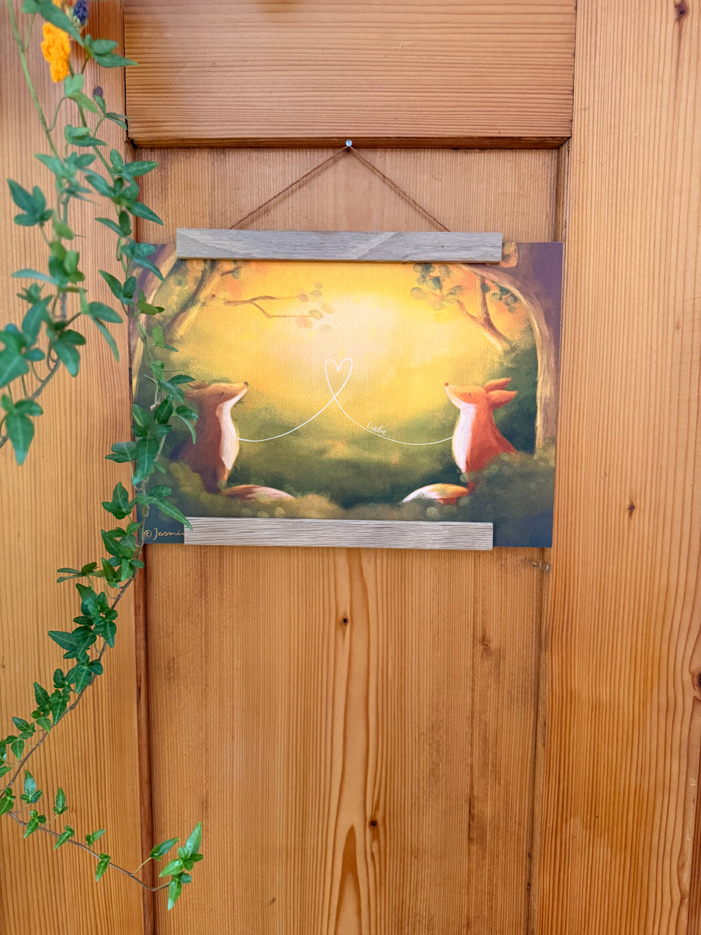 Kunstdruck „Liebe“ | Eine Illustration über Verbundenheit, Zuhausegefühl und tiefstem „Wie schön ist das mit uns“.