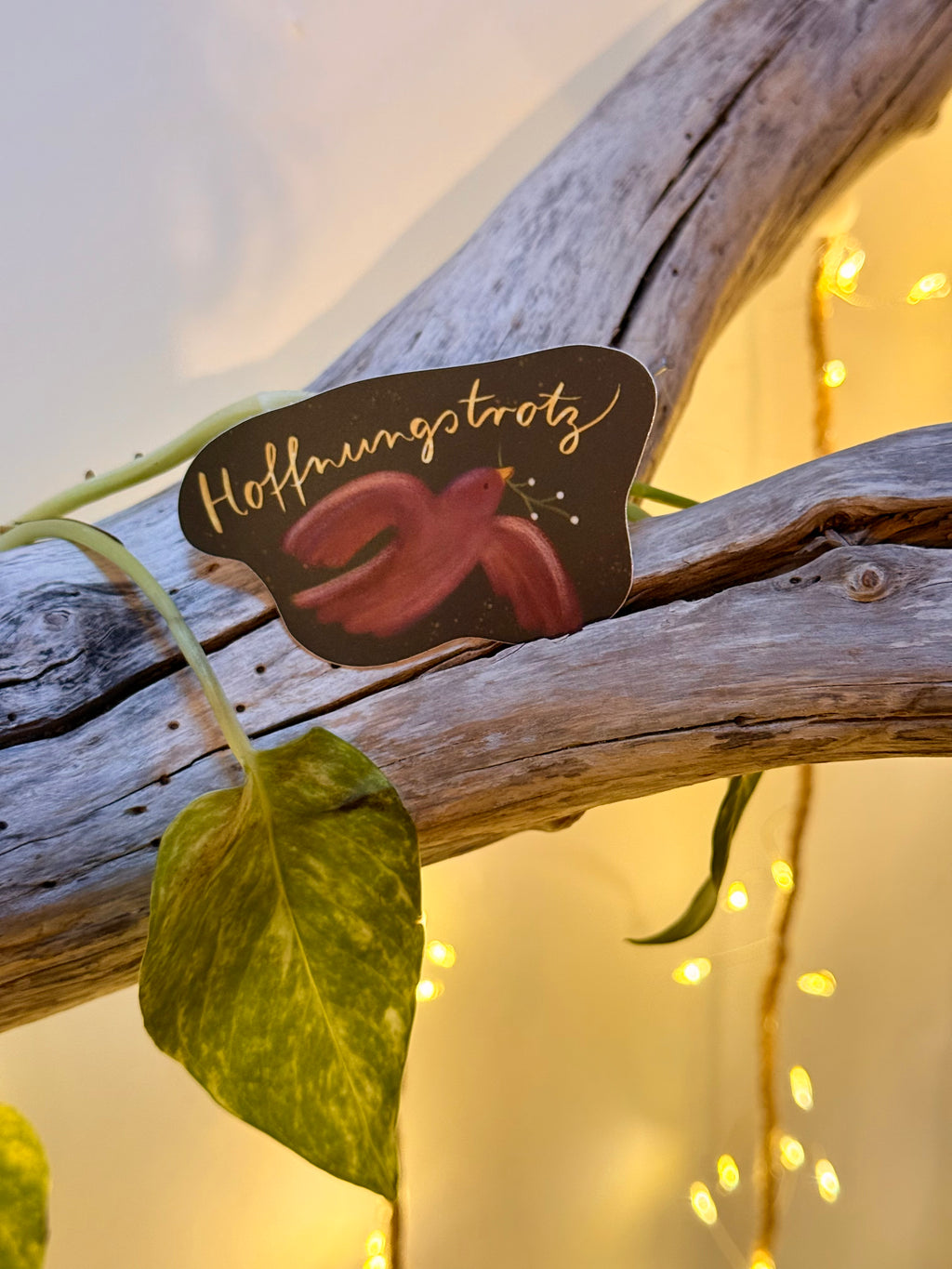 Sticker „Hoffnungstrotz“ | Trotziger Hoffnung für uns alle.