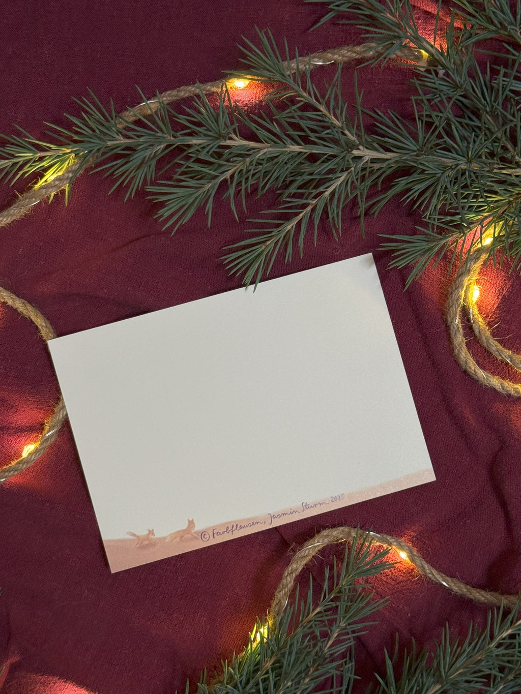 Postkarte "Ostseeweihnacht" | Die schönste Weihnachtskarte aller Zeiten, Meer und Sonnenuntergang und Weihnachten, wie gut kanns werden?