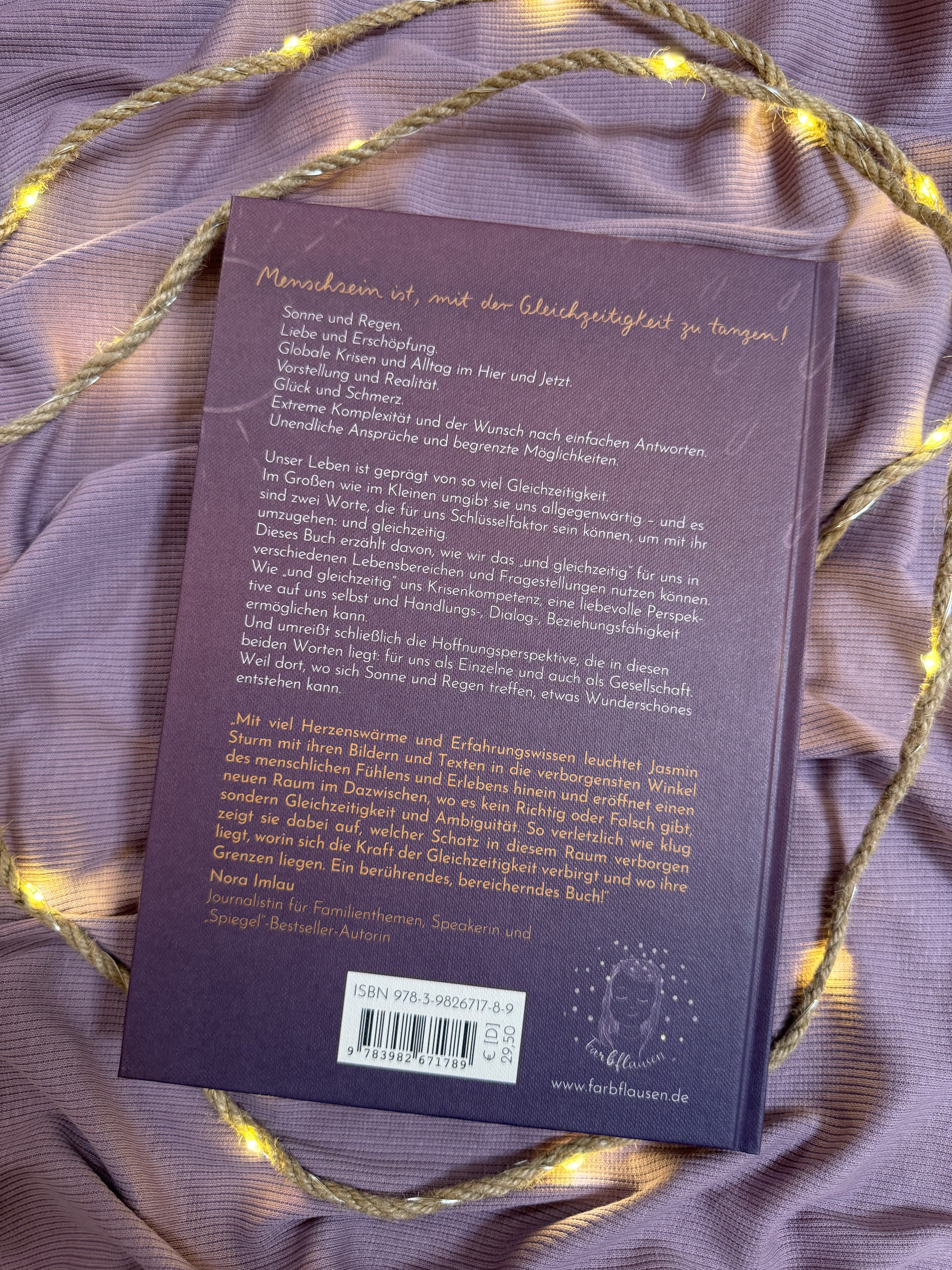 Buch „und gleichzeitig“ | Eine Liebeserklärung an zwei Worte, die das ganze Leben umspannen.