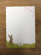 Postkarte „Frühlingswiese“ | Natur Kinderzimmer Ostern März April Mai Jahreszeiten Baum Geschenk Dekoration