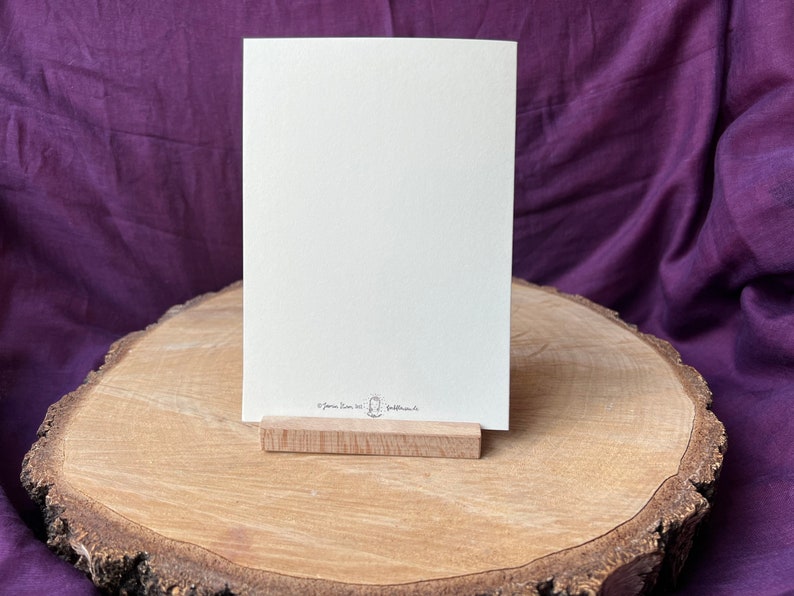 Klappkarte mit Wildblumenherz „Du bist ein Segen“ | Freundschaft, Danke, Geburtstag, Liebe, Geschenk, Garten, Handlettering, Illustrtration