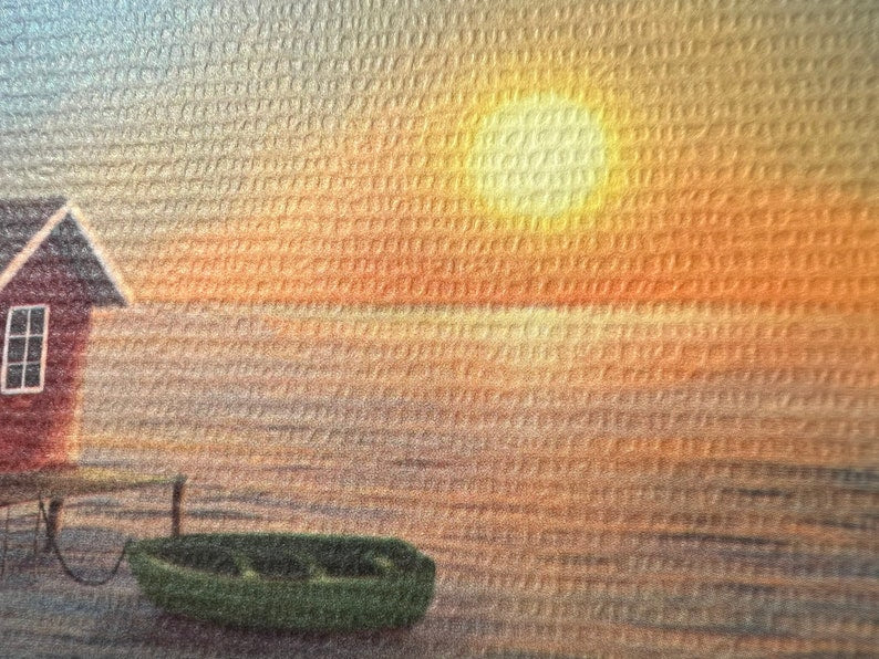 Postkarte "Meeressehnsucht" | eine Illustration, die Wellenrauschen, Ruhe und Schönheit schenken möchte - dir selbst oder anderen.