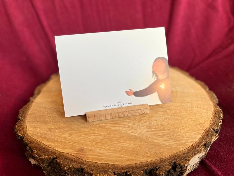 Postkarte "Das Gute ist stärker als das Böse" | Hoffnung, Liebe, Licht, Glaube, Krieg, Mut. Affirmation, Geschenk, Kunstdruck