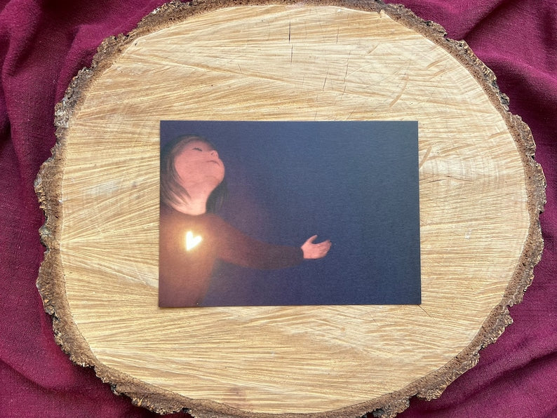 Postkarte "Das Gute ist stärker als das Böse" | Hoffnung, Liebe, Licht, Glaube, Krieg, Mut. Affirmation, Geschenk, Kunstdruck