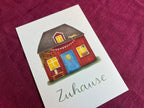Zuhause | eine Postkarte für Umzüge, Neuanfänge, heimelige Orte - und Menschen, bei denen du dich zuhause fühlst.