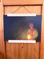 Kunstdruck "Frieden, der leuchtet" | Eine Illustration über die zarte Hoffnung.