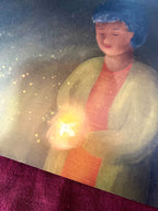 Kunstdruck "Frieden, der leuchtet" | Eine Illustration über die zarte Hoffnung.