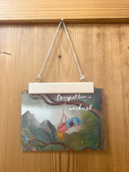 Postkarte „Perspektivwechsel“ | Baumbotschaften 7: Ein liebevoll illustriertes Affirmationsmotiv.