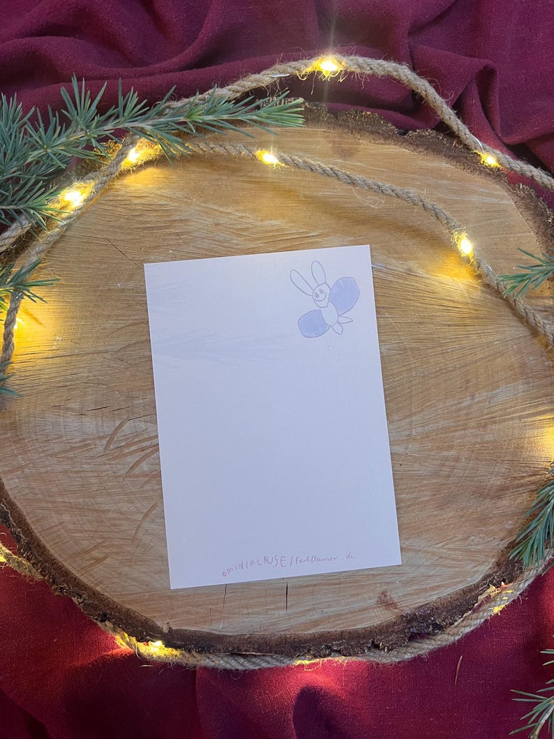 Postkarte „Hasenelf“ by Miniflause