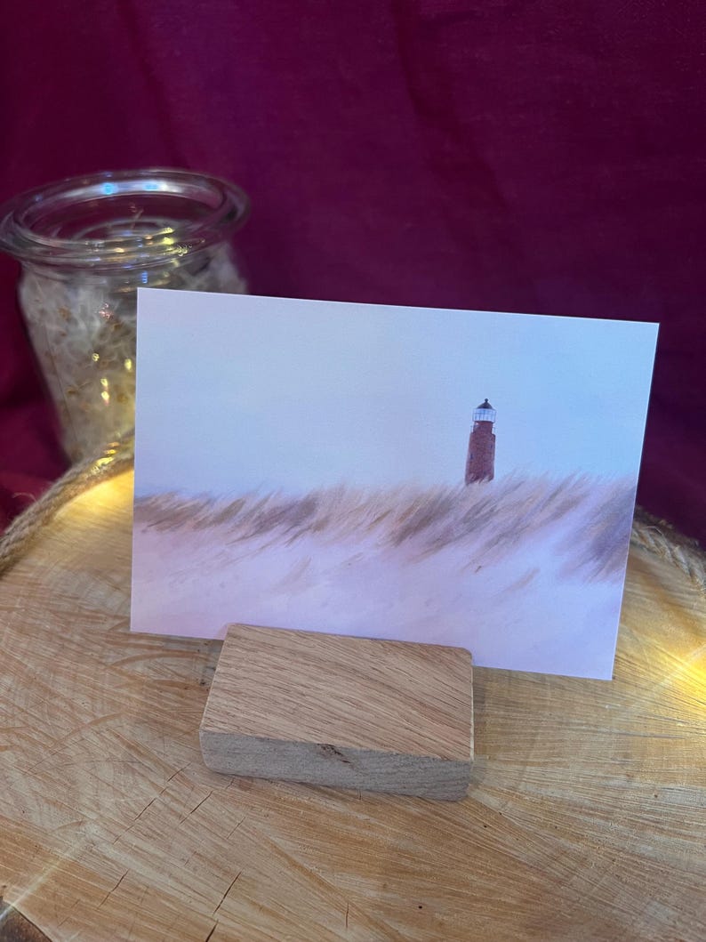 Postkarte „Leuchtturm“ | Eine Illustration von meinem Herzensort.