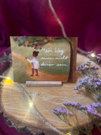 Postkarte „Mein Weg muss nicht deiner sein.“ | Baumbotschaften 9: Ein Affirmationsmotiv über Werte und meinen inneren Kompass.