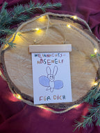 Postkarte „Hasenelf“ by Miniflause