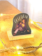 Sticker „Frieden mit mir selbst“ | Ein hochwertiger Sticker über die zarte Hoffnung - zur Personalisierung von Handy, Fahrrad und co.