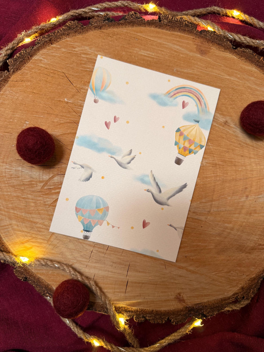 Postkarte „Himmelsbilder“ | Wimmeligwarm