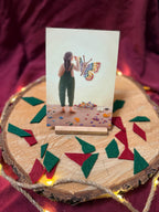 Postkarte „Scherbenhaufen | Mosaik | Es darf Neues werden | Am richtigen Platz“ Ein Motiv für alle, die es fühlen.