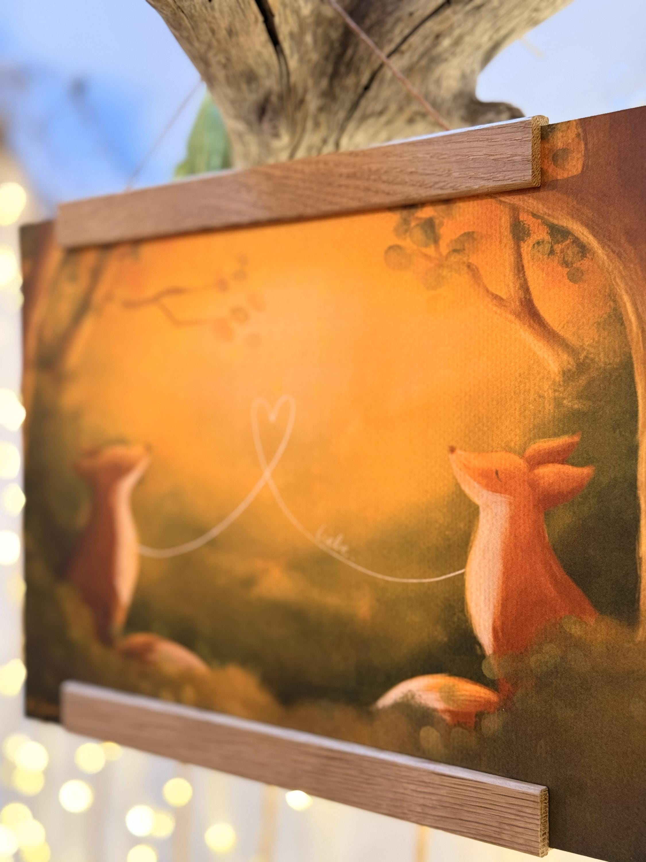 Kunstdruck „Liebe“ | Eine Illustration über Verbundenheit, Zuhausegefühl und tiefstem „Wie schön ist das mit uns“.